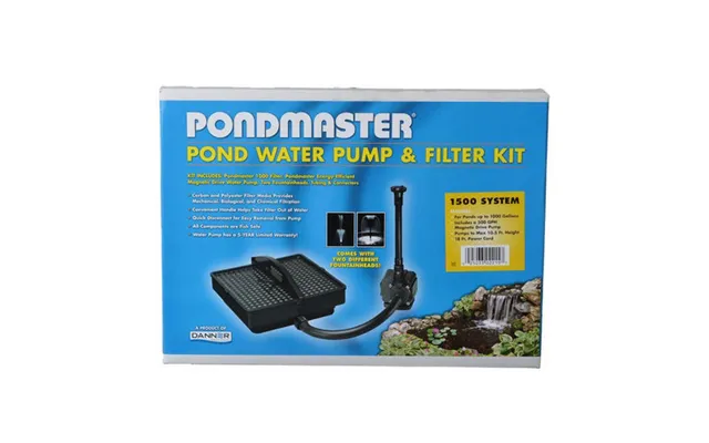 Pondmaster, Garden Pond Filter System Kit, Model 1500 - 500 Gph Up To 1,000 Gallons