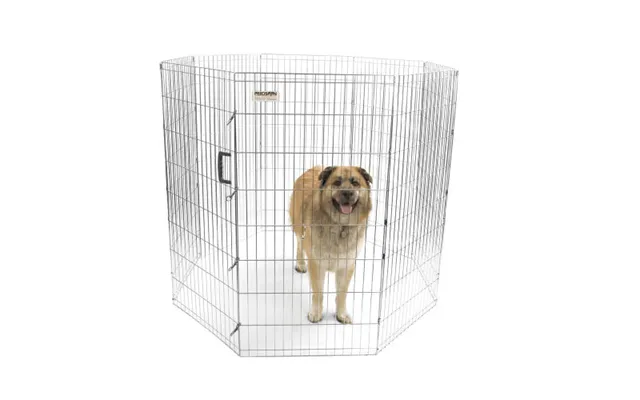 Precision Pet - Exercise Pen Silver 36 Inch