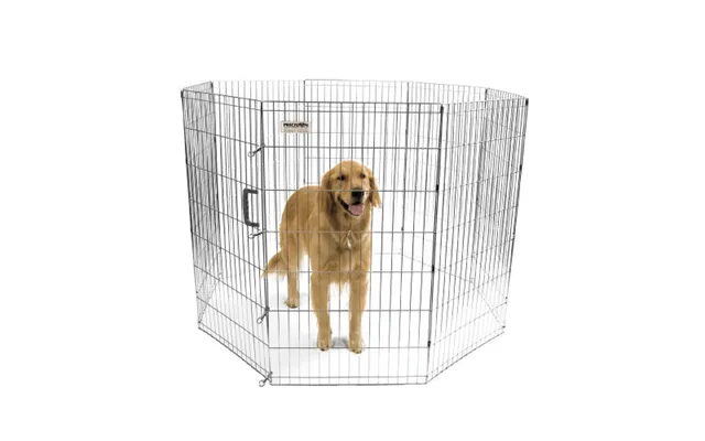 Precision Pet - Exercise Pen Silver 36 Inch