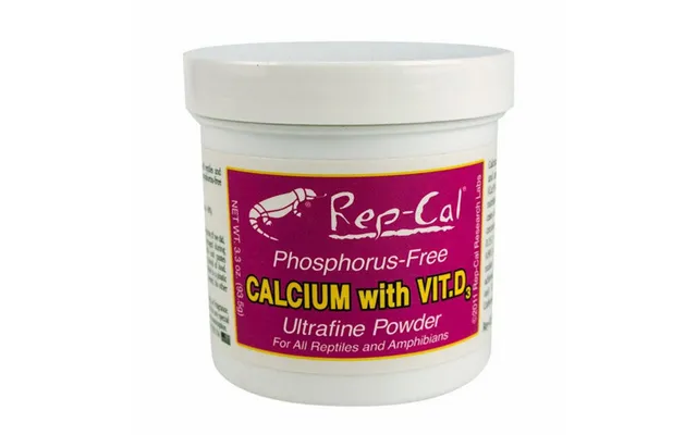 Rep-cal, Phosphorus Free Calcium With Vitamin D3 - Ultrafine Powder, 3