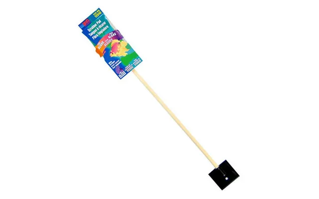 Scrubber With Scraper - Glass 15 Long Stick With Scrubber & Scraper By Lee's