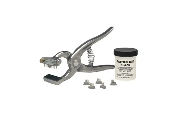 Stone Manufacturing - Tattoo Kit Small Animal 5 16 Inc With Out Positive Ear Release Stone