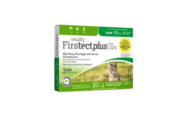 Vetality - Vetality Firstect Plus Flea & Tick Treatment For Cats