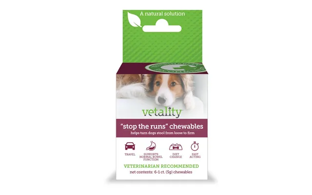 Vetality - Vetality Stop The Runs Chewables For Dogs