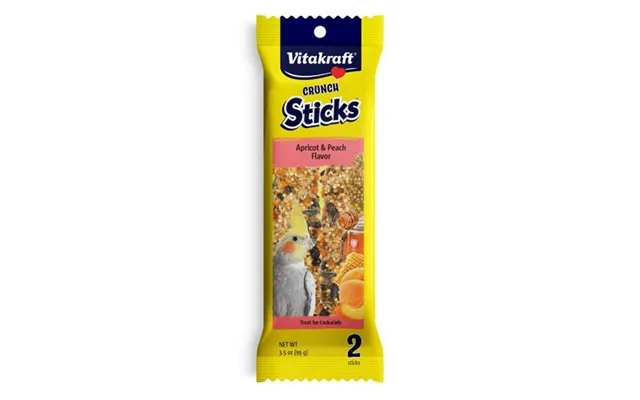 Vitakraft - Crunch Sticks Apricot & Peach Cockatiel Treats
