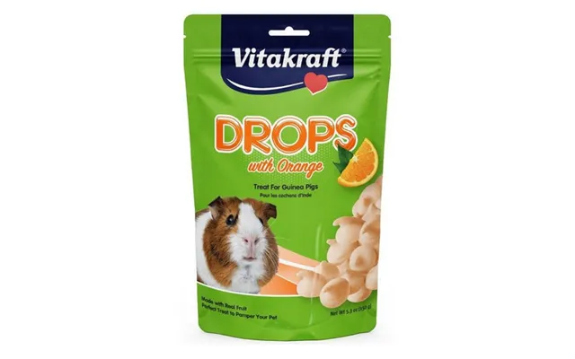 Vitakraft - Drops With Orange For Pet Guinea Pigs