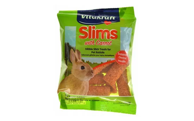 Vitakraft - Slims With Carrot For Rabbits