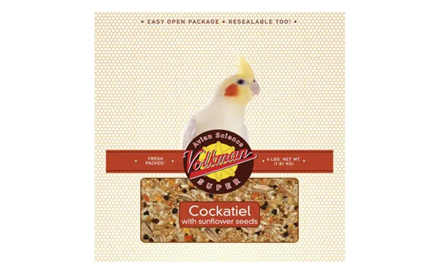 Volkman Seed Company - Volkman Seed Company Avian Science Super Cockatiel Bird Treat With Sunflower Seed