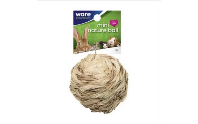 Ware Manufacturing - Mini Sisal Nature Ball Small Animal Chew And Toy