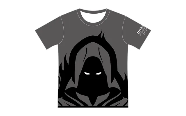 Team Phantom Unisex Short Sleeve Dry-fit Full Sublimation T-shirt - Gray