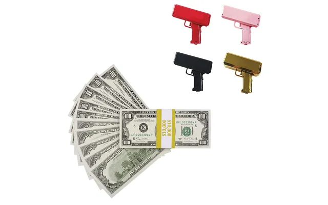10,000 1990 Series Stack With Money Gun
