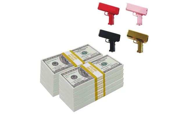 100,000 2000 Series Stacks With Money Gun