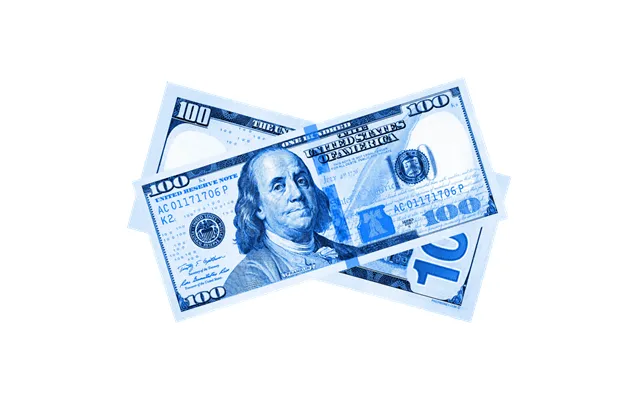 100x 100 New Series Blue Bills
