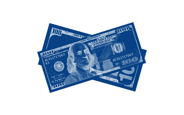 100x 100 New Series Los Angeles Blue Bills
