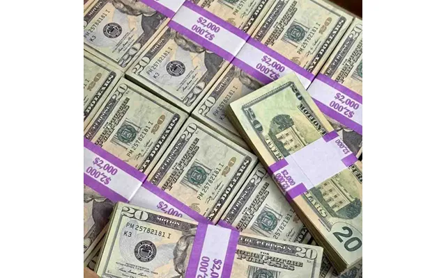 20 Realaged Full Print New Series Bills - 50 Bills 1000 Prop Value