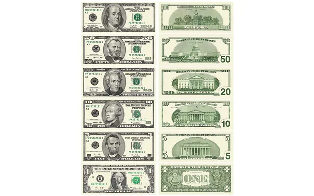 All Denominations 2000 Series Bills Mix