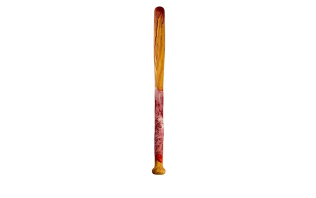 Baseball Bat Flexible Foam Rubber Prop With Fiberglass Core - Bloodied And Gauze Wrapped