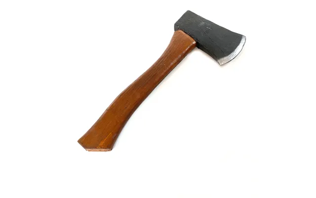 Foam Rubber 13.25 Inch Small Hatchet Axe Prop - Black Silver Head