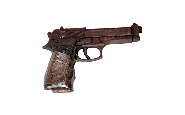 Foam Rubber Beretta 9mm Semi Automatic Style Inert Handgun Prop - Apocalyptic