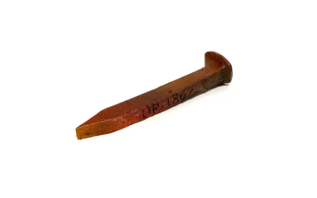 Foam Rubber Railroad Spike - Rusty