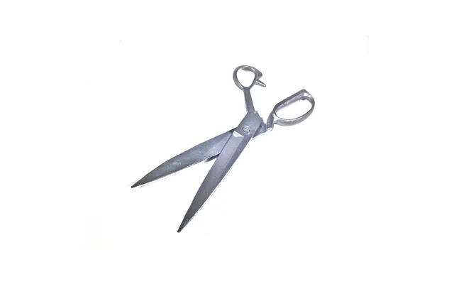 Large Foam Rubber Scissors Or Shears With Functional Moving Parts - Rusted Chrome With Black Handle