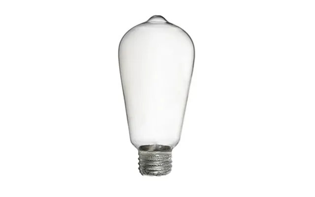 Smashprops Breakaway Edison Filament Teardrop Light Bulb Prop - Clear Bulb Silver Base