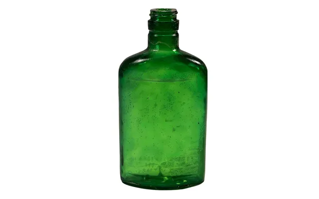 Smashprops Breakaway Half Pint Flask Bottle Prop - Dark Green Translucent