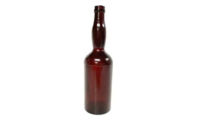 Smashprops Breakaway Large Antique Whiskey Bottle Prop - Amber Brown Translucent