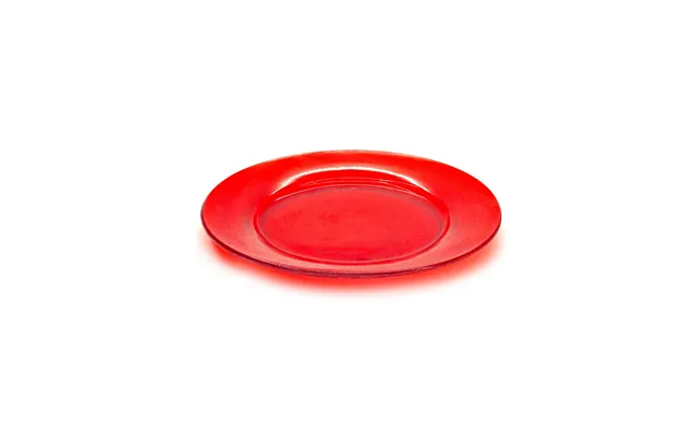 Smashprops Breakaway Large Dinner Plate - Red Translucent