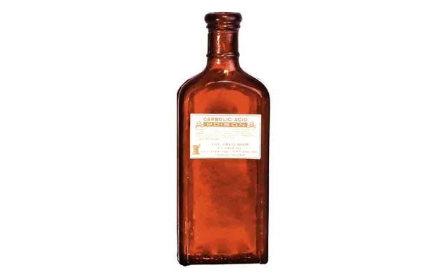 Smashprops Breakaway Large Medicine Bottle Prop - Amber Brown Translucent