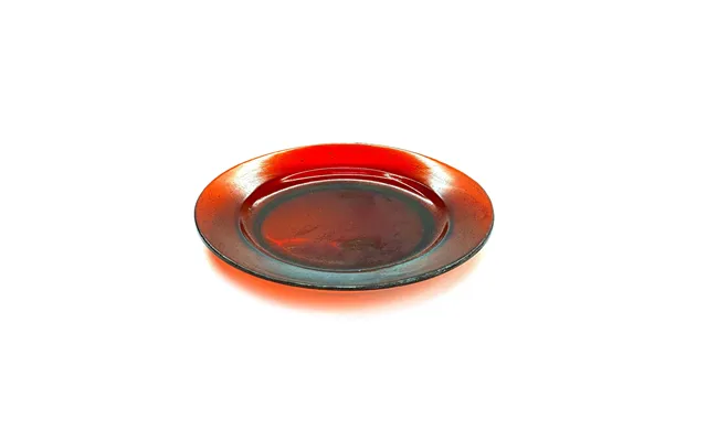 Smashprops Breakaway Medium Dinner Plate - Amber Brown Translucent