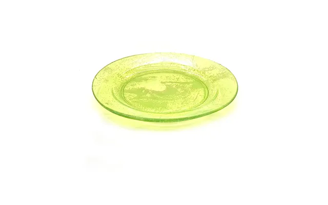 Smashprops Breakaway Medium Dinner Plate - Light Green Translucent