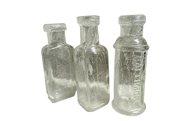 Smashprops Breakaway Mini Poison Bottles Prop Set 3 Pieces - Clear