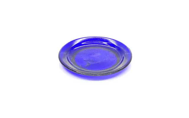 Smashprops Breakaway Small Dinner Plate Prop - Cobalt Blue Translucent