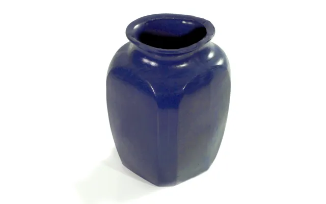 Smashprops Breakaway Square Sided Vase Or Urn - Cobalt Blue