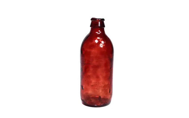 Smashprops Breakaway Stubby Beer Bottle Prop - Amber Brown Translucent