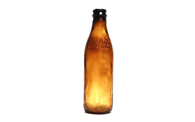 Smashprops Breakaway Vintage Soda Bottle Prop - Amber Brown Translucent
