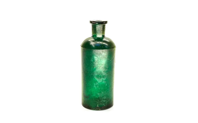Smashprops Breakaway Vintage Tonic Bottle Prop - Dark Green Translucent