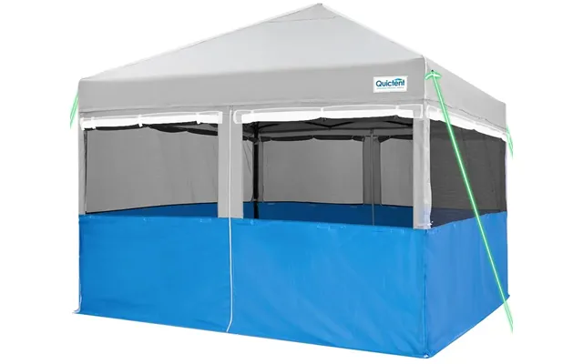 10' X 10' Two In One Screened Pop Up Canopy - Blue