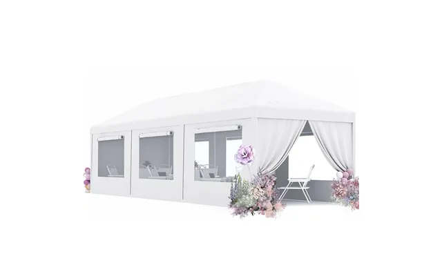 10' X 30' Party Tent -white - Mesh Window
