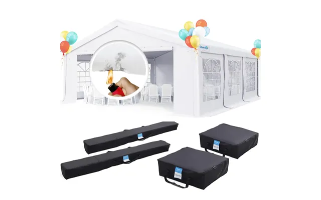 20' X 20' Party Tent -white - Fire-resistant