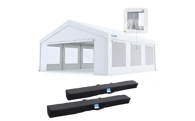 20' X 20' Party Tent -white - Mesh Window