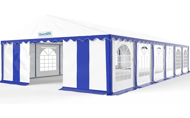 20' X 40' Heavy Duty Party Tent - Stripe Blue&white