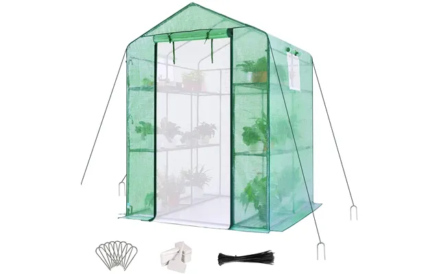 56 X56 X77 Walk-in Greenhouse - Green