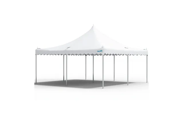 Heavy Duty Fire Retardant Pole Tent-no Sidewall - 20x20ft-white