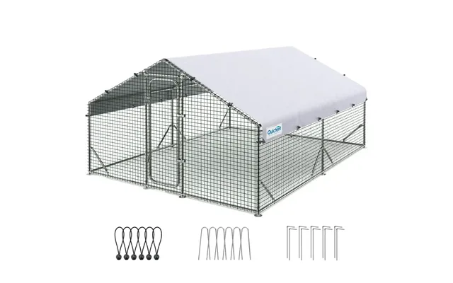 Large Metal Chicken Coop Run - 12x9ft Hardwarecloth-no Ladder