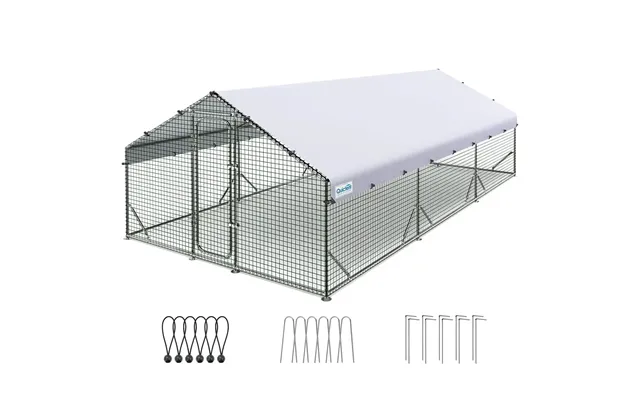 Large Metal Chicken Coop Run - 18x9ft Hardwarecloth-no Ladder