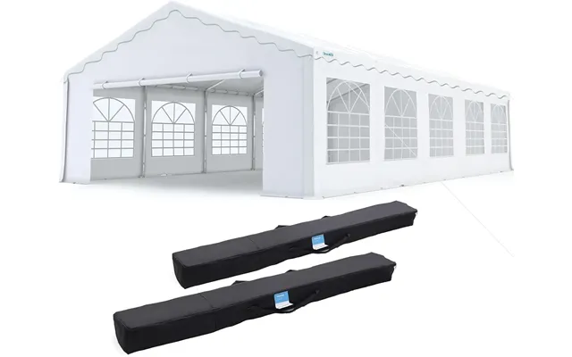 Quictent Large White Party Tent - 20'x30'-wavy Edge
