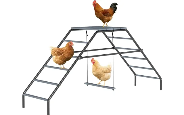 Quictent Steel Chicken Coop Perches With Adjustable Swing
