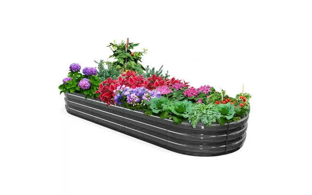 Screwless Raised Garden Bed - 8x3x1ft